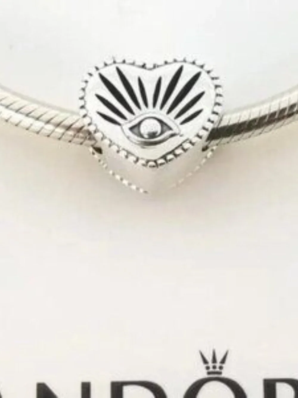 Pandora All-seeing Eye & Heart Charm